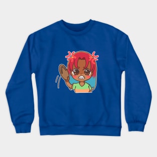 Beware the Chanclas! Nurse Nila Anime Character Crewneck Sweatshirt